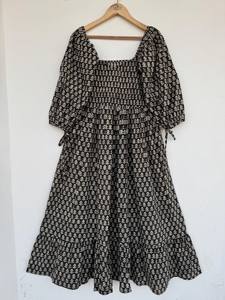 Impresión clásica natural Venta caliente Festival Cumpleaños con diseñador de noche Vestido de Primavera de verano en vestidos al por mayor - Product Image 3