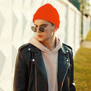 Vente directe d'usine Bonnet Jacquard à quantité minimale de commande basse dans les styles de joueurs Bonnets de marque privée personnalisables - Product Image 5