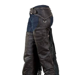 Chaps en cuir pour femmes de haute qualité et tendance 2025, couleur unie, best-seller, prix bas, chaps en cuir pour femmes - Product Image 3