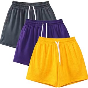 Shorts en toile pour homme de qualité supérieure, coupe ajustée, séchage rapide, avec cordon de serrage et poches - Product Image 5