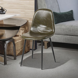 Muebles de Comedor, Silla Lateral Ergonómica y Elegante, Muebles de Apartamento, Patas de Metal, Sillas para Comedor - Product Image 6