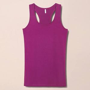 Femmes décontracté Gym débardeurs nouvelle mode été modeste hauts impression personnalisée couleurs unies en gros coton tricoté Singlet - Product Image 3