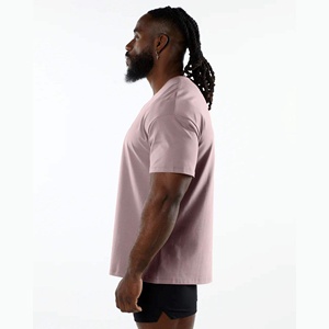 Ropa de calle cómoda de tela ligera de gran tamaño, perfecta para el gimnasio, Fitness, viajes, vacaciones o camisetas diarias para hombres - Product Image 3