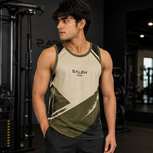 Camiseta sin mangas de algodón grueso para hombre, chaleco deportivo informal para gimnasio y fitness, venta al por mayor - Product Image 1