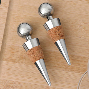 Tapón de Vino Metálico con Diseño Ecológico para Control de Frescura, Color y Tamaño Personalizables para Uso en el Hogar, Restaurantes y Bodas - Product Image 3