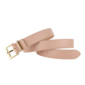 Ceinture en cuir véritable personnalisée en gros personnalisée sur le cuir de peau pour les femmes ceinture décontractée à boucle ardillon réglable - Product Image 5