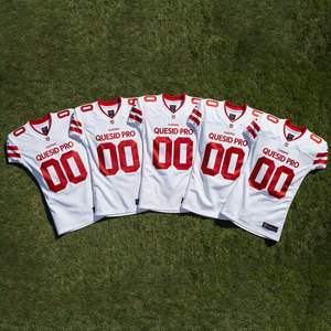 Maillot de football américain de qualité supérieure, vêtements de sport, uniformes personnalisés avec nom et numéro de l'équipe, maillots de ligue de football, vêtements de sport - Product Image 5