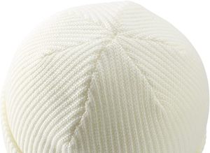 Nouveauté : Bonnet en tricot double couche classique, chaud et épais en acrylique, bonnets à revers pour hommes et femmes - Product Image 4