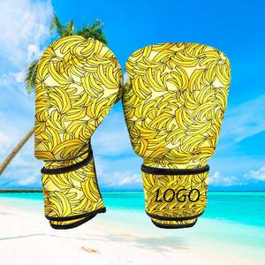 Gants de boxe faits à la main à succès, sans boîte, en cuir véritable avec impression de logo, gants de boxe personnalisés - Product Image 3