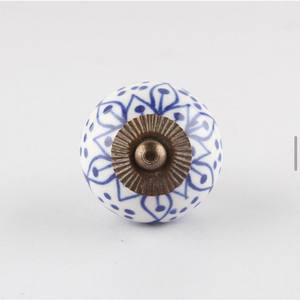 Perilla de hardware Cajón Uso Armario Antiguo Inoxidable India perillas de puerta de cerámica Perillas de puerta de cerámica de lujo - Product Image 4