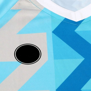 Conjunto completo de ropa de fútbol de poliéster liso transpirable con logotipo personalizado, camisetas deportivas de fútbol de manga corta, uniformes para kits de fútbol - Product Image 3