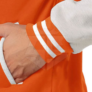 Chaquetas Deportivas de Béisbol para Hombre, Cuello Alto, Logotipo Frontal, Alta Calidad, Servicio OEM, Color Liso, ¡Gran Oferta al Mejor Precio! - Product Image 4