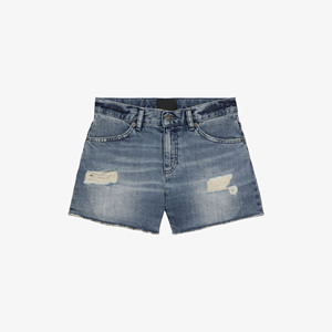 Pantalones cortos de mezclilla de cintura alta a la moda para mujer, vendedores de moda personalizados, verano informal para damas jóvenes, aspecto rasgado desgastado lavado - Product Image 6