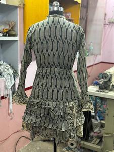 Venta caliente nuevo designado nuevo vestido de seda Sari vestido de verano para mujer vestido de mujer Dori precio al por mayor salida de fábrica - Product Image 5