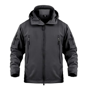 Veste tactique pour homme Veste imperméable à capuche souple Randonnée Camping Veste Manteau Veste - Product Image 6