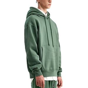 Haute qualité hiver personnalisé luxe français éponge broderie sweats à capuche vierge surdimensionné unisexe coton hommes sweats à capuche - Product Image 6