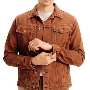 High Quality 2026 Custom <b>Denim</b> <b>Jacket</b> Men Designer Casual Cotton <b>Jacket</b> Boy Single Button Closure OEM Winter - Product Image 1