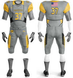 Men's Oversized T-Shirt Mesh Jersey American Football Jersey Custom Fashion American Football Uniform Wholesale - Product Image 3