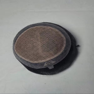 Perruque toupet Miraje Model Taz BD en cheveux humains Remy indiens avec une densité de 100%, vague profonde naturelle et vague corporelle, base en dentelle PU - Product Image 5