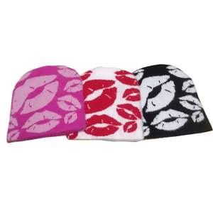 OEM Services Outdoor Elastic Knitted Winter Beanie Cap Customized Print Plaid All Multi Colors Genuine Cutting Waterproof Beach - Product Image 2