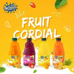 Malaysia Ooh Sunny Cordial 500ml and <b>1</b> <b>Litre</b> Strawberry Concentrate Fruit Juice Mixer Bulk Packaging - Product Image 1