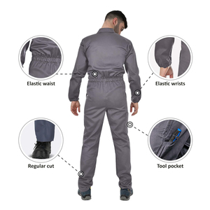 Ropa de trabajo original personalizada de alta calidad, mono, trajes, uniforme para hombre, 100% de algodón, superventas, ropa de seguridad para trabajadores en general - Product Image 4