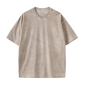 Custom Acid Wash T-<b>Shirts</b> for <b>Men</b> Oversized Drop Shoulder Trendy Plain Blank Fitness T-<b>Shirt</b> Custom <b>Colour</b> DTG Technics - Product Image 3
