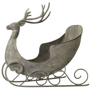 Export Quality Metal With aching Work <b>Sleigh</b> Chair Christmas Occasion Decorative Vehicle Indoor Outdoor Standing Decoration Use - Product Image 4