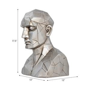 Único llamativo hombre cara escultura artística Mesa objeto moderno hogar Decoración declaración pieza para sala de estar Oficina - Product Image 4