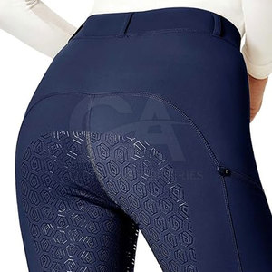 Jodhpurs et Culottes d'Équitation Confortables pour Femmes – Collants d'Équitation Élastiques à Taille Haute pour l'Entraînement – Pantalon d'Équitation Anti-Transpiration - Product Image 5