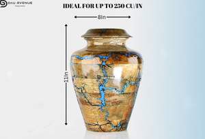 Latest Design Wooden Cremation <b>Urns</b> High Quality Human Ashes Jar for Adults & Elders Elegant Keepsake Box From Funeral Suppliers - Product Image 2