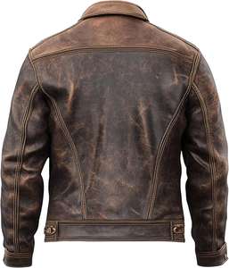 Your Own Leather Fashion <b>Jackets</b> High Quality Breathable <b>Warm</b> <b>Men</b> Leather <b>Jacket</b> In Reasonable Price - Product Image 2