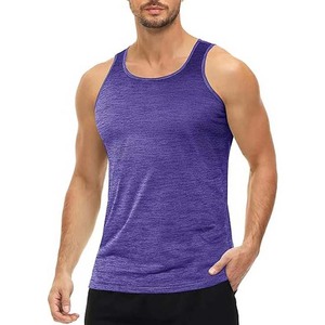 Camiseta transpirable sin mangas de algodón para hombre, camiseta de Fitness de verano, chaleco de entrenamiento, estilo callejero, camiseta interior sin mangas sin costuras, ropa para hombre - Product Image 1