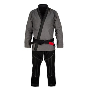 2024 BJJ Gis avec broderie et étiquettes personnalisées, coutures contrastées, cordon de serrage, boucles, évents latéraux (rouge, blanc, bleu, noir, marine) - Product Image 5