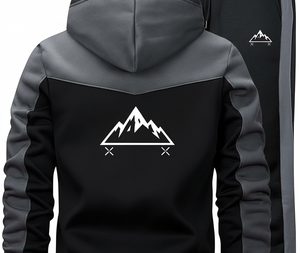 Conjuntos Deportivos de Invierno para Hombre, Corte Regular, con Capucha, Color Sólido |   Color del Logotipo Personalizado |   Forro de Felpa 100% Algodón |   Transpirable y Antibacteriano - Product Image 6