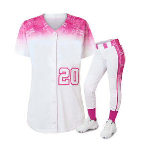 เครื่องแบบซอฟต์บอลของผู้หญิงชุดเครื่องแบบเบสบอลคุณภาพพรีเมียมชุดเบสบอลออกแบบได้ตามที่ต้องการสำหรับผู้หญิง - Product Image 4