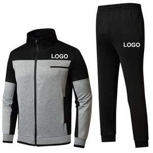 Survêtement d'entraînement pour homme, prix de gros personnalisé, polyester, logo personnalisé, motif, hiver, haute qualité, imprimé, séchage rapide - Product Image 2