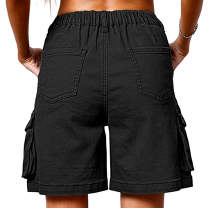 Short cargo pour femme-élégant et moderne, parfait pour la vie urbaine, avec des poches à la mode, idéal pour un port polyvalent - Product Image 4