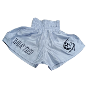 Pantalones cortos de Muay Thai de satén ligeros de primera calidad para hombres, bañadores de Kickboxing de ajuste cómodo, logotipo personalizado, ropa de entrenamiento de artes marciales MMA - Product Image 1