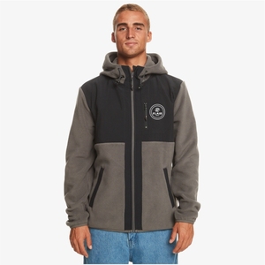 Veste à capuche zippée intégrale en polaire légère pour homme - Product Image 1