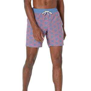 Logo personnalisé hommes été couleur unie maillots de bain maillots de bain en gros polyester tronc hommes shorts de bain 100% - Product Image 3