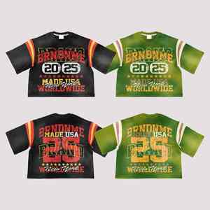 Ensemble décontracté d'été 2025 pour hommes, personnalisé en gros, haute qualité, 100% coton éponge lavé, écologique, 2 pièces (short et t-shirt) - Product Image 3