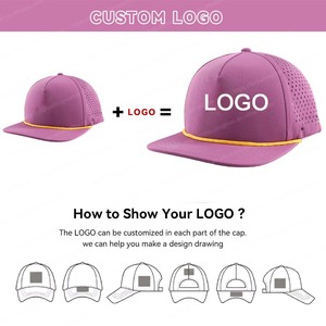 . Casquette de golf Performance pour homme avec panneaux respirants gestion de l'humidité et bord incurvé pour les sports de plein air - Product Image 5