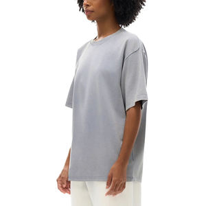 OEM Manufacturer Cotton <b>Tshirts</b> Custom Wholesale Private Label Bulk Production High GSM <b>Plain</b> Apparel Supplier - Product Image 3