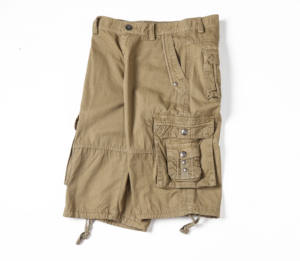 Custom Logo Branded Cargo Shorts for Men Summer Polyester Casual Elastic Waist Spandex Nylon Shorts Men With Pockets - Product Image 6