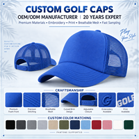 Casquette de baseball 5 panneaux personnalisable avec logo – Respirante, imperméable, performance extérieure, plage, hip-hop, style trucker, dos en maille, visière surélevée