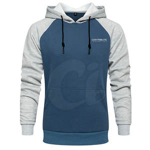 Venta directa de fábrica Sudaderas con capucha a prueba de viento de lana mezclada de algodón informal para hombre con MOQ bajo para invierno - Product Image 1