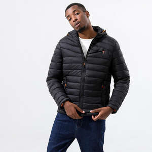 เสื้อแจ็คเก็ตฤดูหนาวแบบยูนิเซ็กซ์สั่งทำพิเศษ ออกแบบโลโก้ได้ กันน้ำ กันลม มีซิป เงา แบบพัฟเฟอร์ เหมาะสำหรับเดินป่า กิจกรรมกลางแจ้ง ทรงโอเวอร์ไซส์ ลายตัวอักษรนูน - Product Image 5