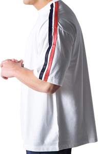 Camiseta vintage de gran tamaño para hombre, ropa de calle, camisetas 100% de algodón con logo personalizado - Product Image 2