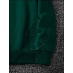 Sudadera térmica de gran tamaño con cuello redondo personalizada para hombre, sudadera holgada de lana con gráfico de letras, Jersey superior - Product Image 5